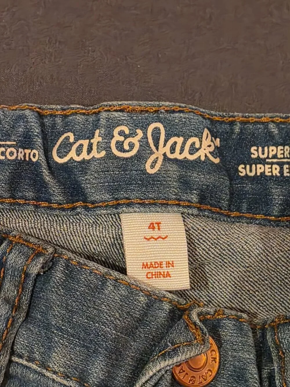 Cat and Jack Girls Size 4T Denim Shorts